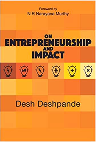 On Entrepreneurship And Impact